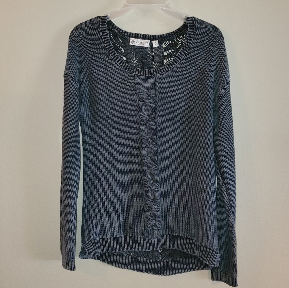 Versona Grey Knit Sweater